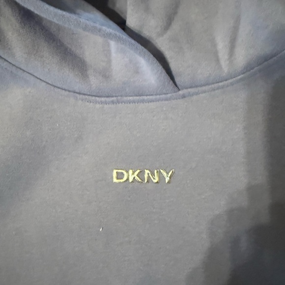 DKNY Women's Blue Hoodie - Picture 4 of 5